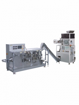 Triangular bag&envelope split tea packaging machine — Load-cell weigher